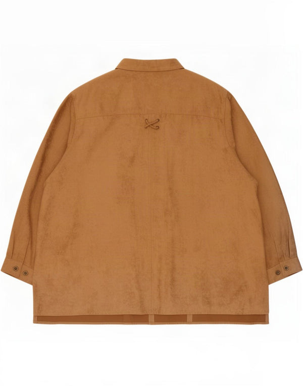Blusa feminina Ulla Popken com ajuste solto e blusa Reino Unido 32/34 6XL bege
