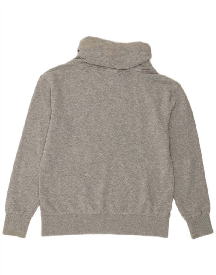 Suéter feminino com gola redonda DIADORA UK 14 cinza médio