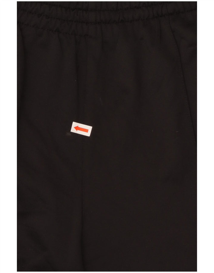 Calça de treino masculina Kappa com estampa gráfica média preta em poliéster