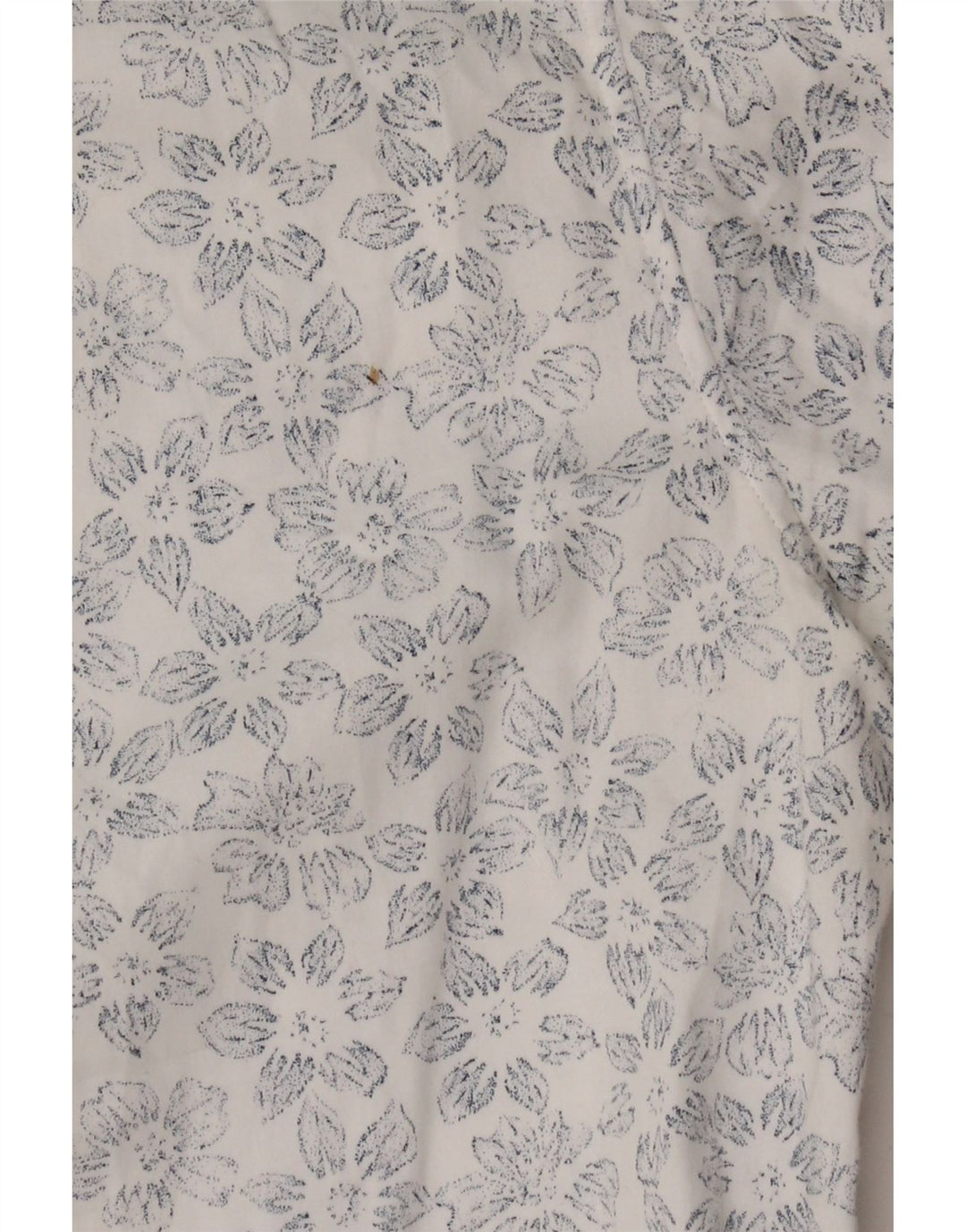 Camisa masculina Ted Baker tamanho 3 algodão floral branco médio