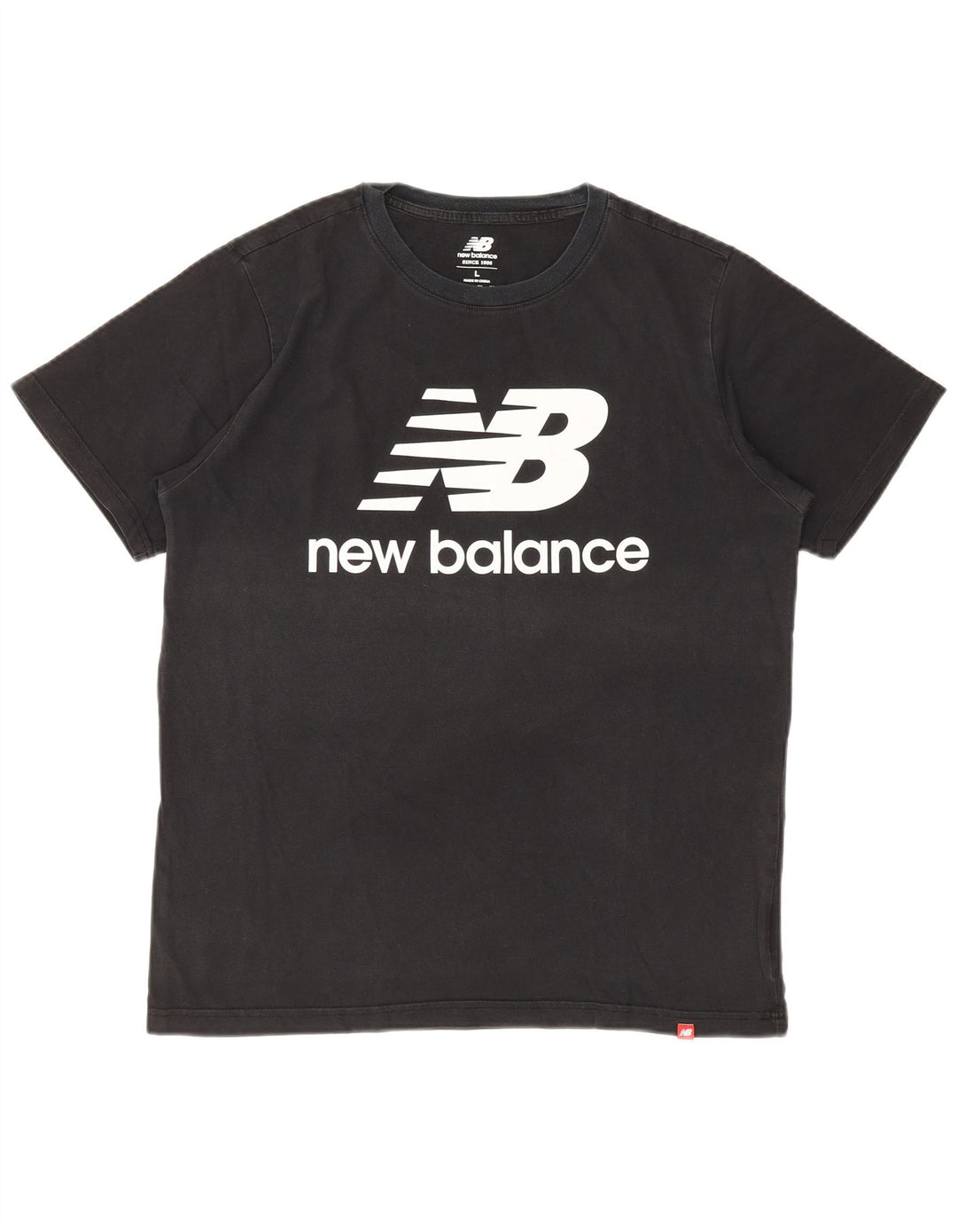 Camiseta gráfica masculina NEW BALANCE grande preta