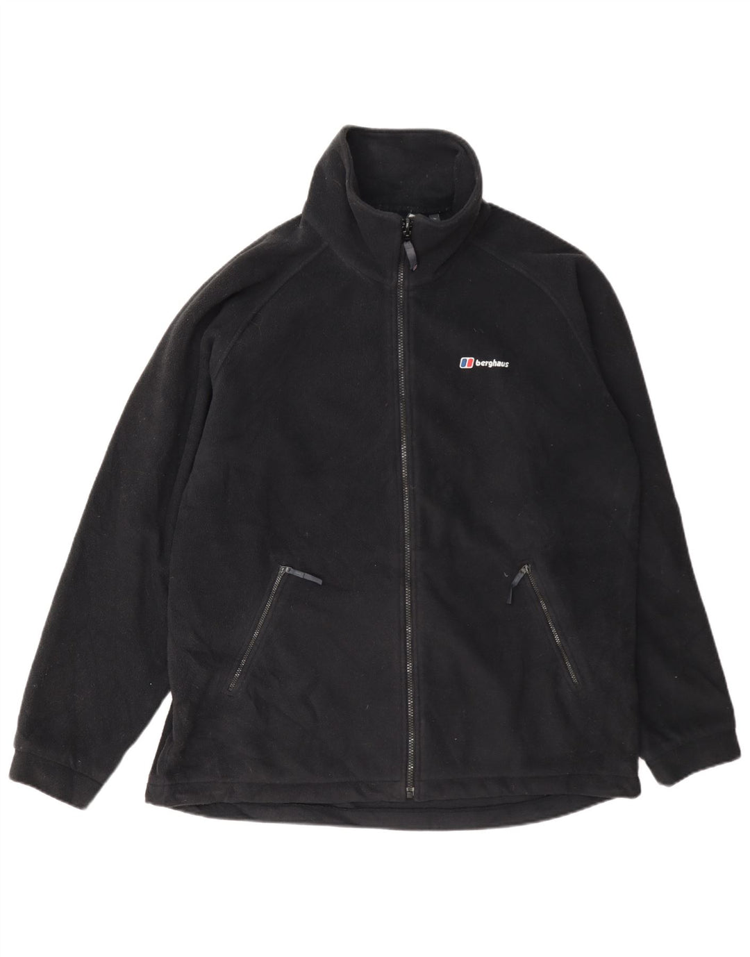 Jaqueta de lã masculina Berghaus UK 40 grande poliéster preto