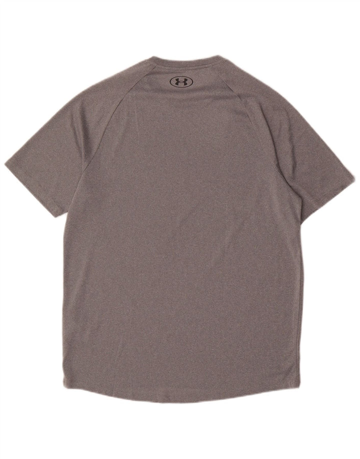 Camiseta masculina UNDER ARMOUR poliéster cinza médio