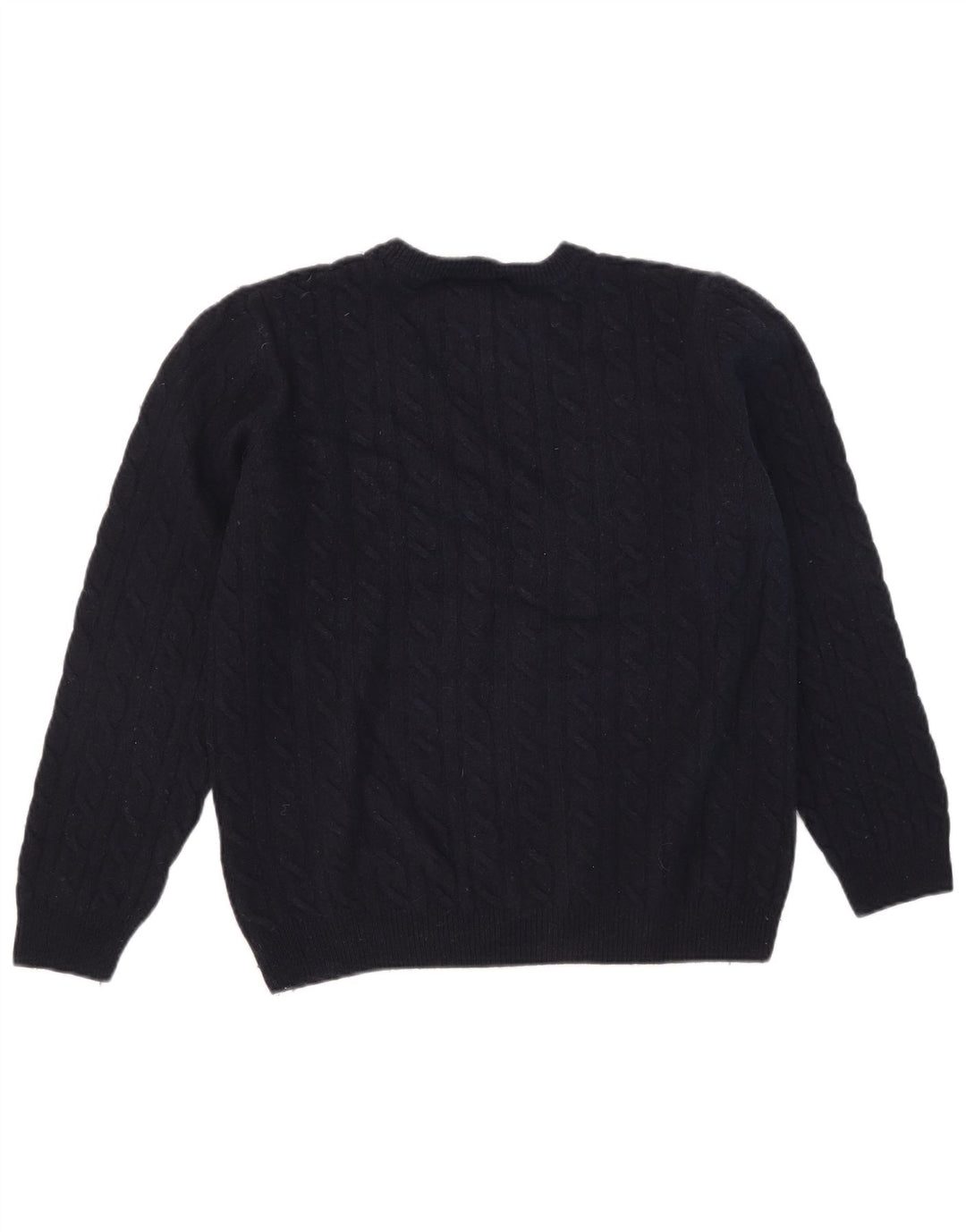 Suéter masculino Timberland com gola redonda, lã azul marinho médio