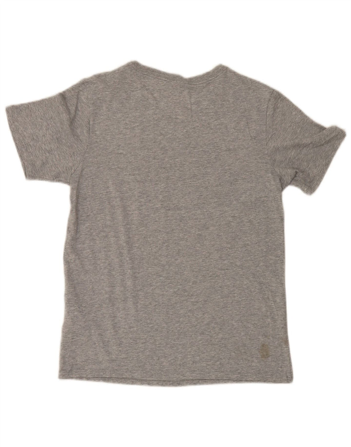 Camiseta Nike Masculina Dri Fit Graphic Top Pequeno Algodão Cinza