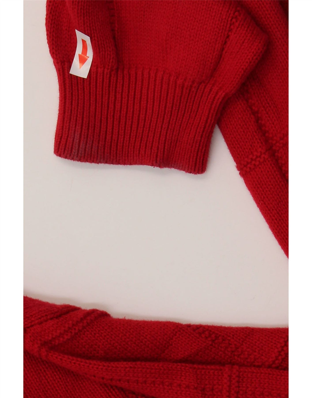 Izod Suéter masculino com gola redonda XL algodão vermelho