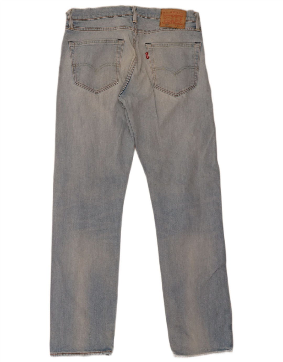 Levi's Masculino 504 Straight Jeans W31 L32 Azul Algodão