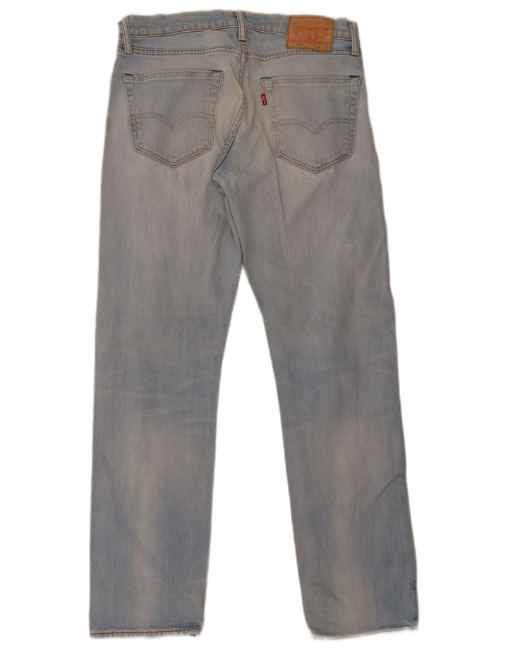 Levi's Masculino 504 Straight Jeans W31 L32 Azul Algodão