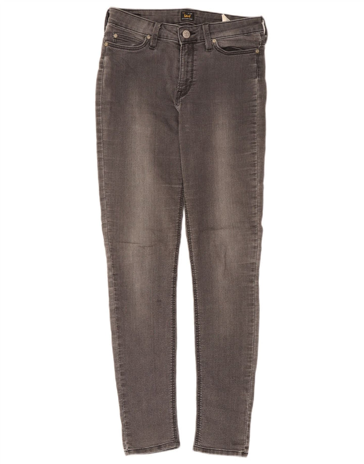 Calça jeans skinny feminina Lee W30 L33 algodão cinza