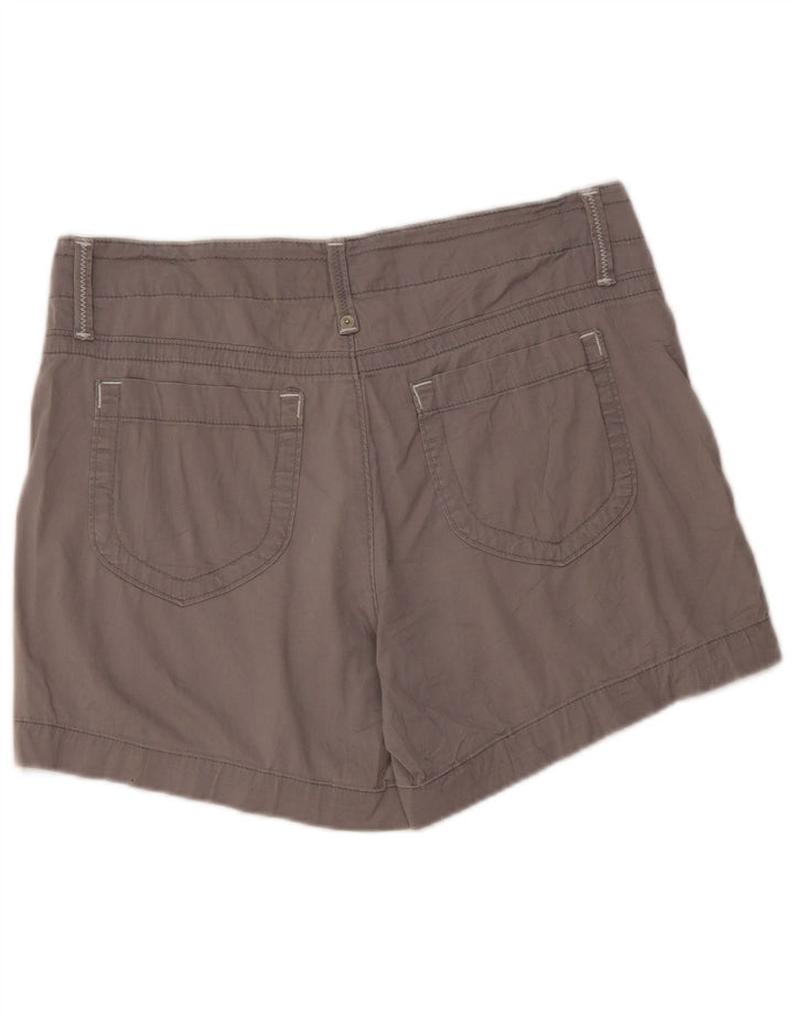 LEE Shorts feminino casual US 12 grande W34 algodão cinza