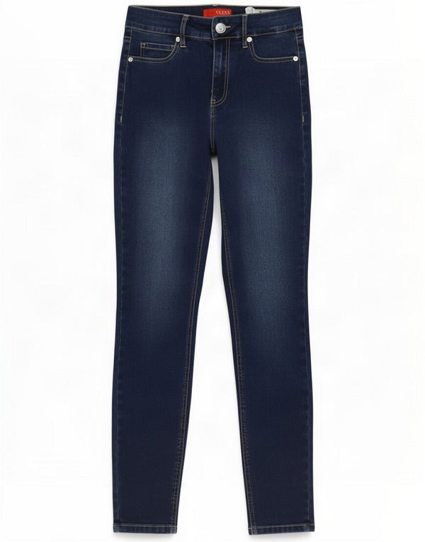 Guess Womens Skinny Jeans W30 L30 Azul Algodão