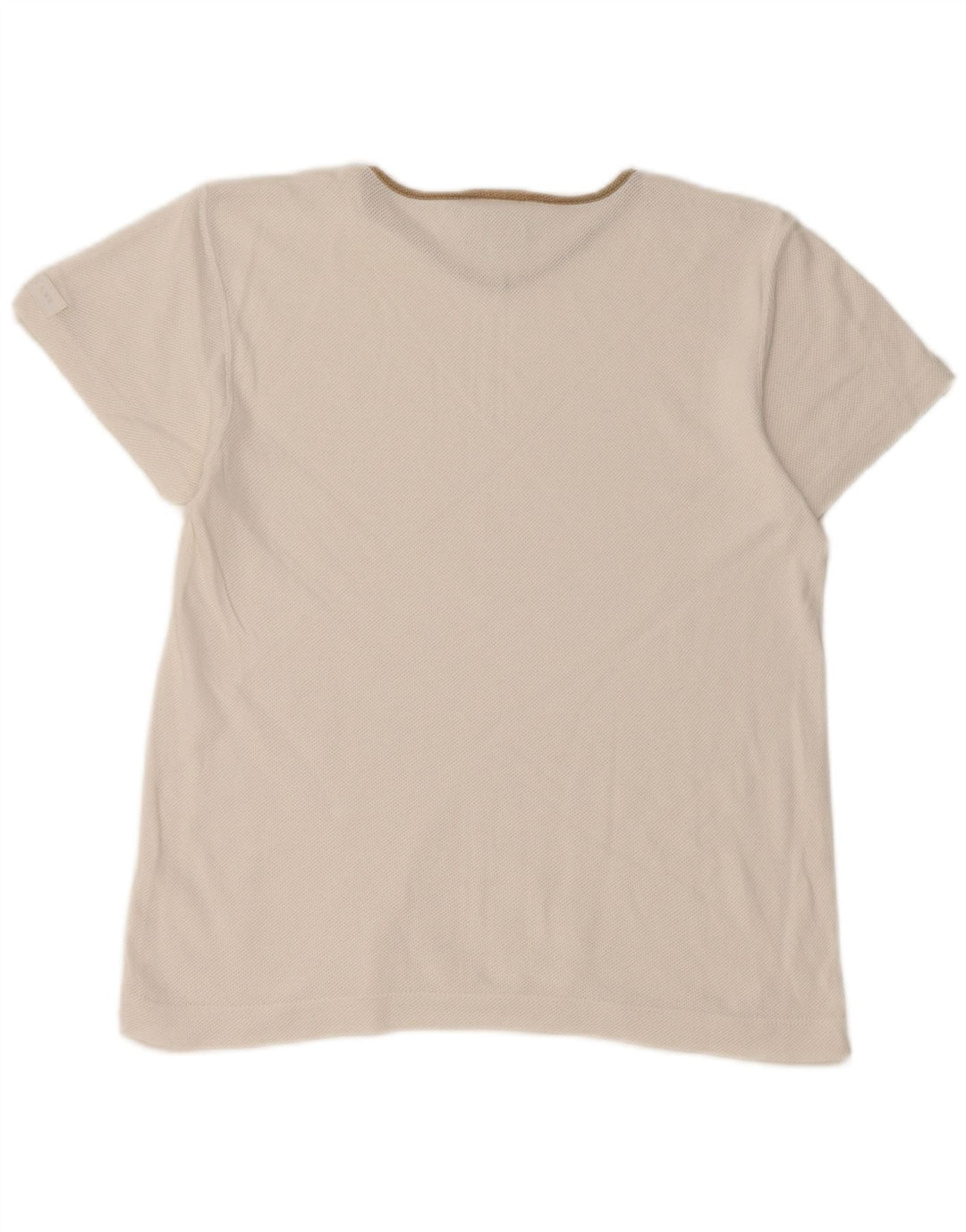 Camiseta feminina Lee UK 14 algodão branco médio