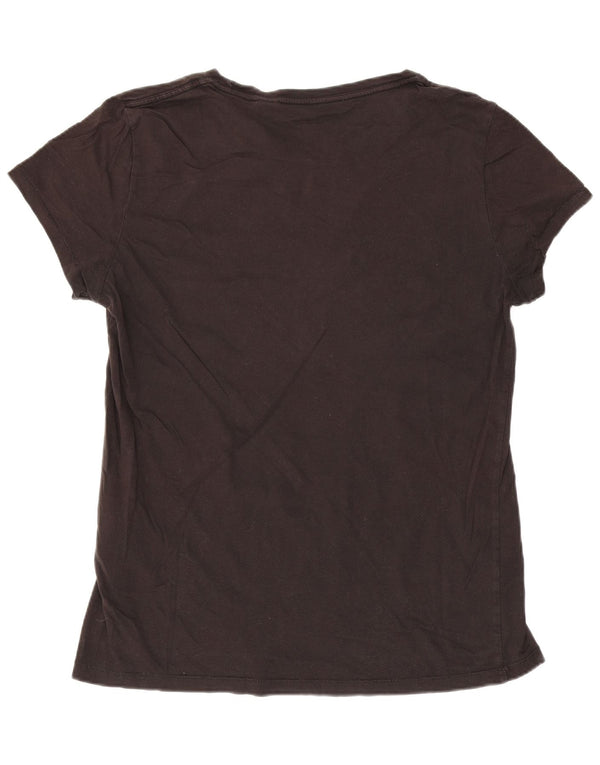 Camiseta feminina gráfica Levi's UK 14 grande preta
