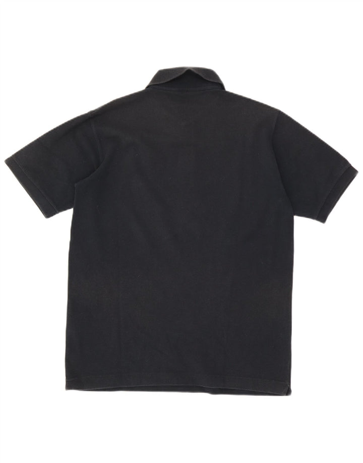 Camisa polo masculina Kappa de algodão preto médio