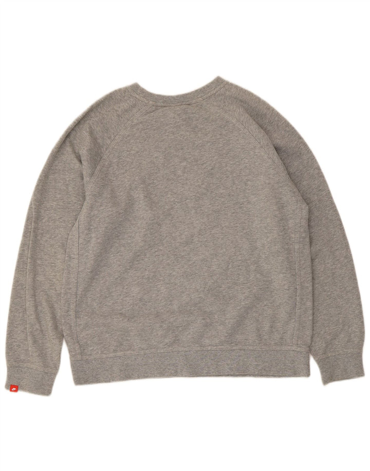 Moletom Nike Boys Jumper 13-14 Anos XL Cinza Algodão