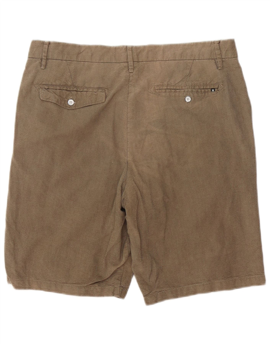 HURLEY Mens Chino Shorts W34 Grande Algodão Bege