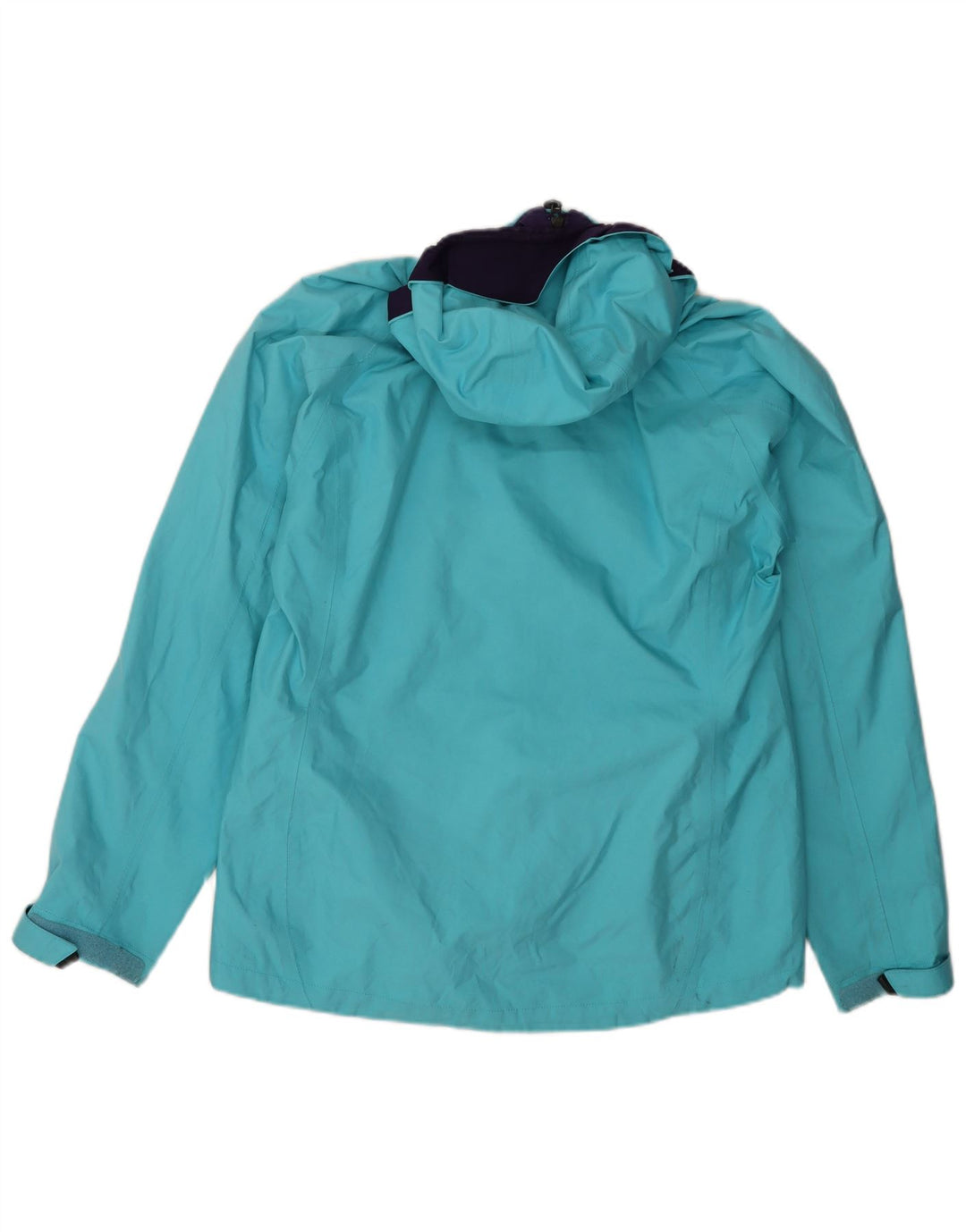 Adidas Womens Clima Proof Hooded Raincoat UK 16 Grande Azul Poliéster