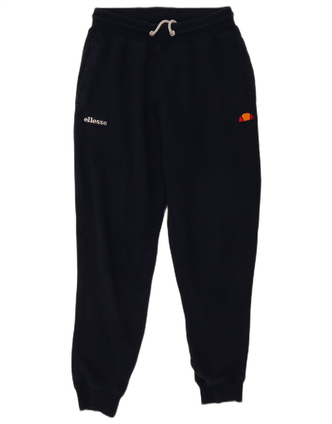 Calça de treino masculina Ellesse joggers pequena algodão azul marinho