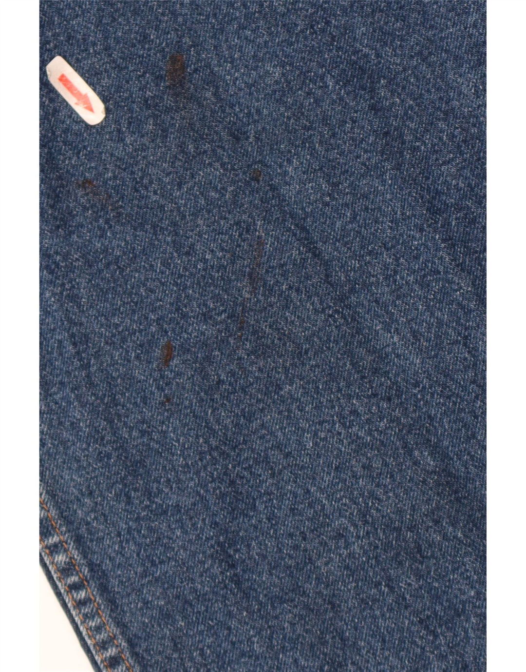 Wrangler Mens Straight Jeans W38 L30 Azul Algodão