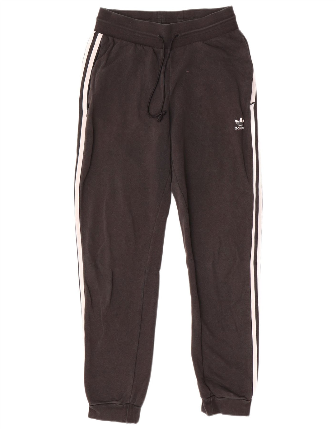 ADIDAS Womens Tracksuit Pants Joggers UK 10 Pequeno Poliéster Preto