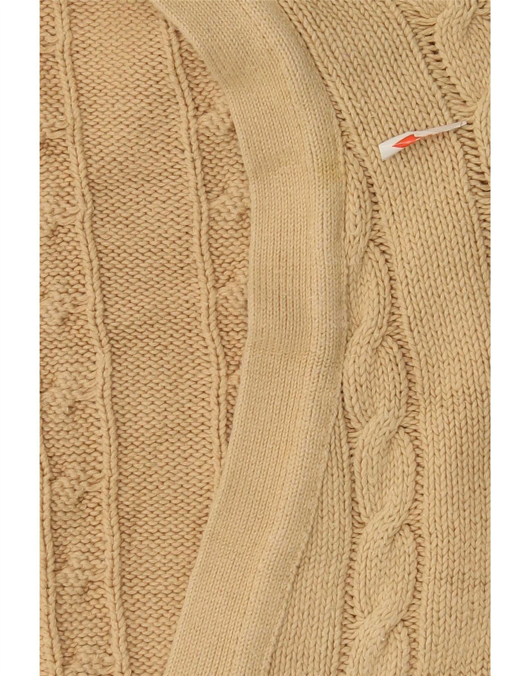 Suéter cardigã masculino Benetton IT 48 algodão bege médio