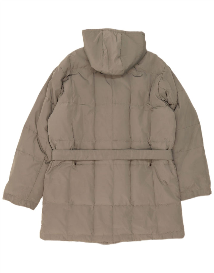 Casaco acolchoado masculino Piero Guidi UK 44 2XL poliéster cinza