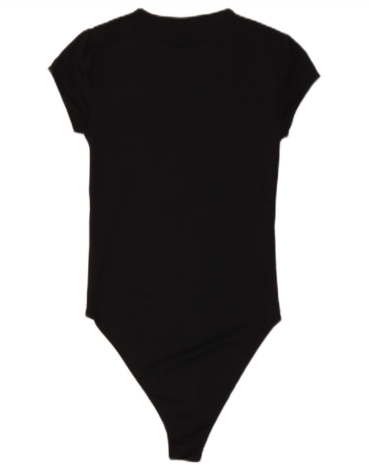 Body feminino Zara UK 8 pequeno preto poliamida
