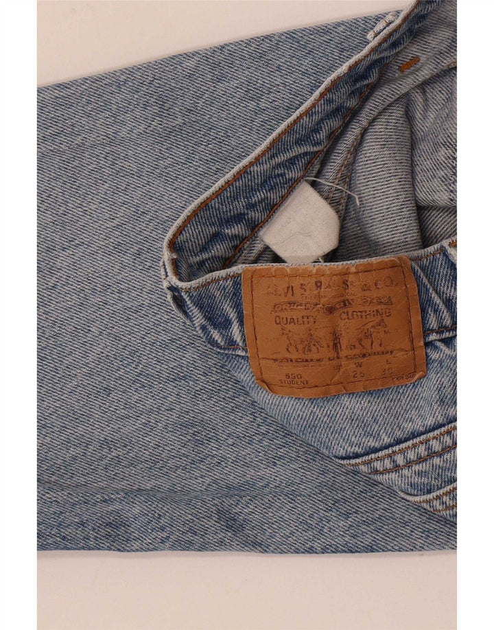 Calça jeans feminina Levi's 550 Tapered W26 L26 azul