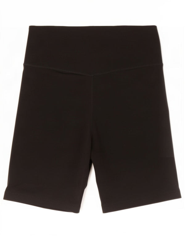 Nike Womens Dri Fit Sport Shorts UK 10 Pequeno Poliéster Preto