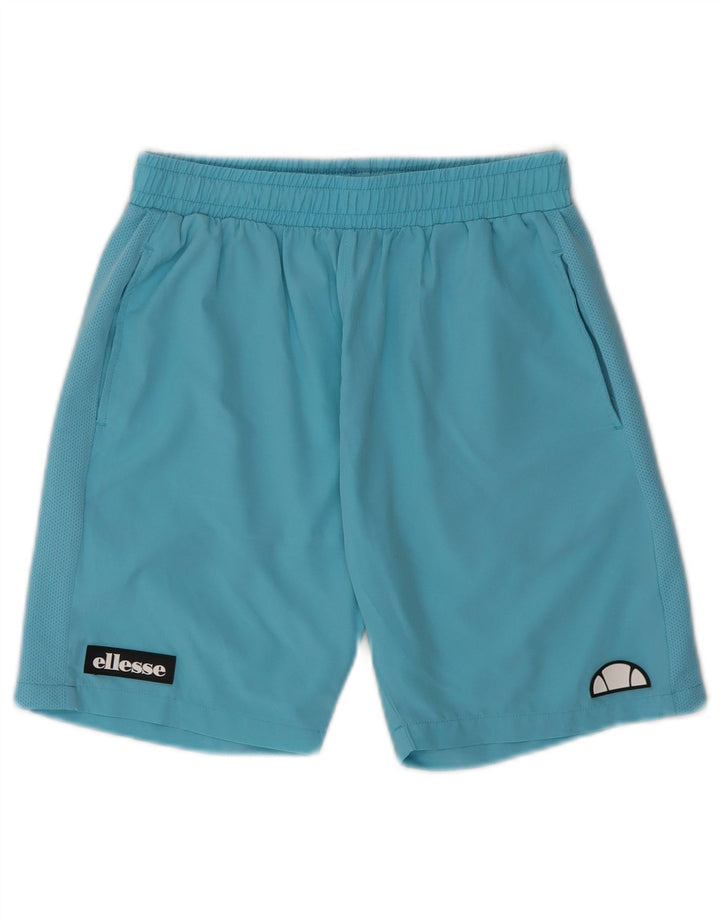 Shorts esportivos masculinos Ellesse pequeno azul poliéster