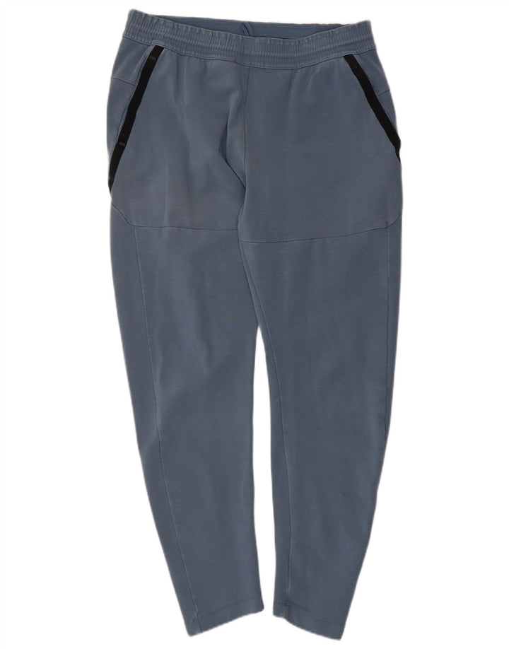 Calça de treino masculina NIKE azul médio colorblock algodão