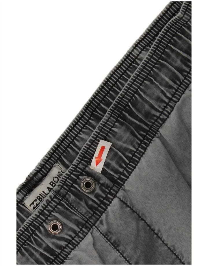 Shorts de natação masculino Billabong XL poliéster listrado cinza