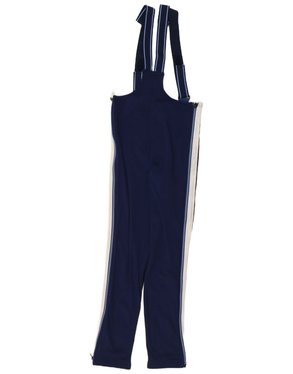 Calça Asics Italia Dungarees Ski Feminina UK 18 XL Azul Marinho Colourblock
