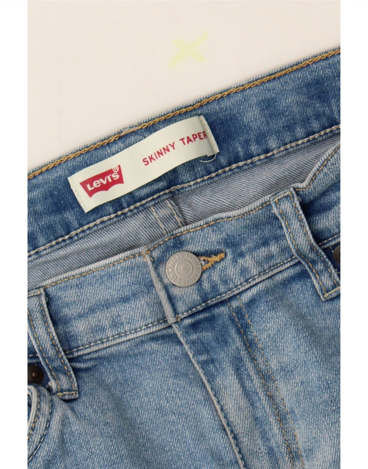 LEVI'S Girls Skinny Tapered Jeans 15-16 Years W28 L32 Blue Cotton Vintage Levi's and Second-Hand Levi's from Messina Hembry 