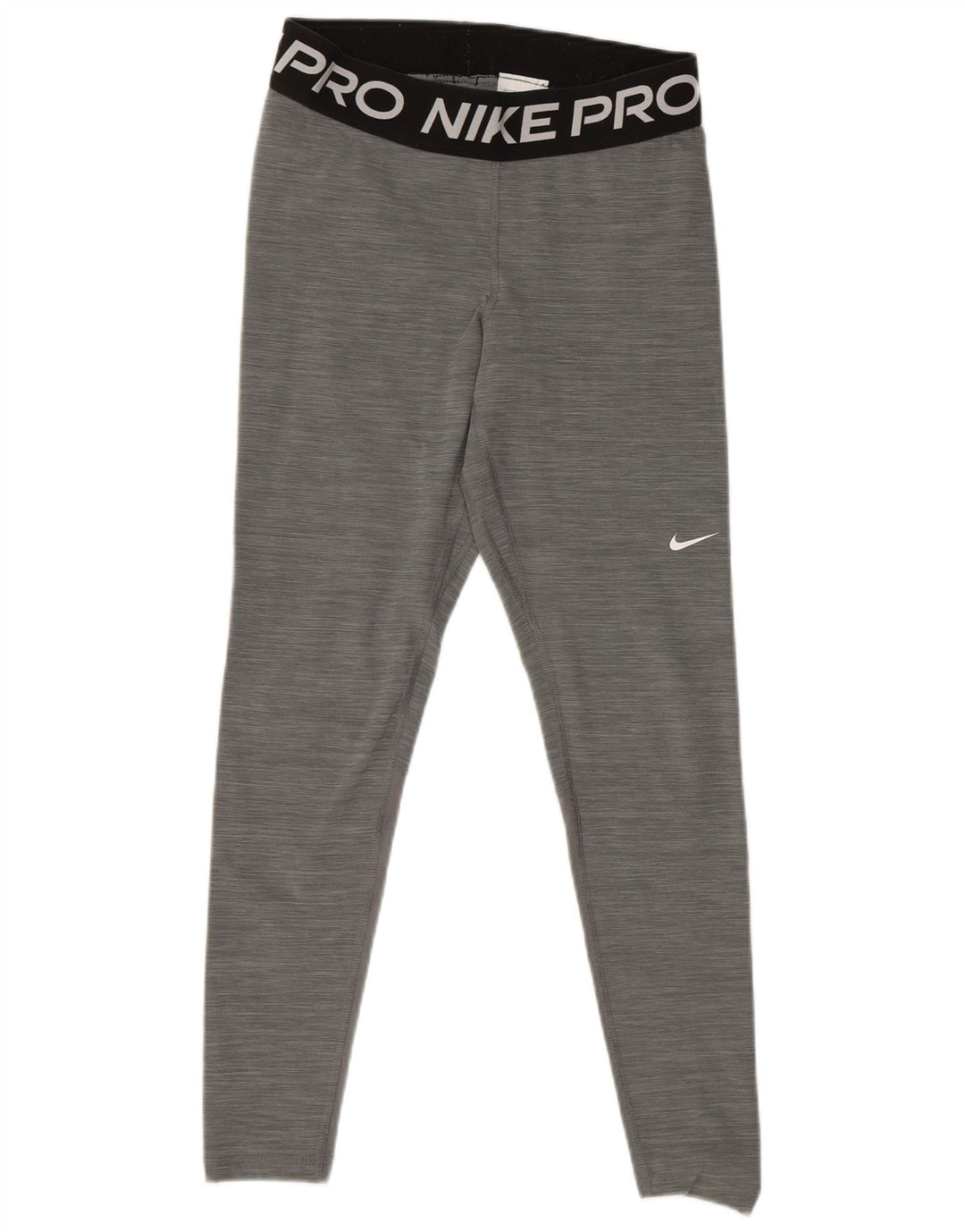 Leggings femininas Nike Dri Fit Graphic UK 12 poliéster cinza médio
