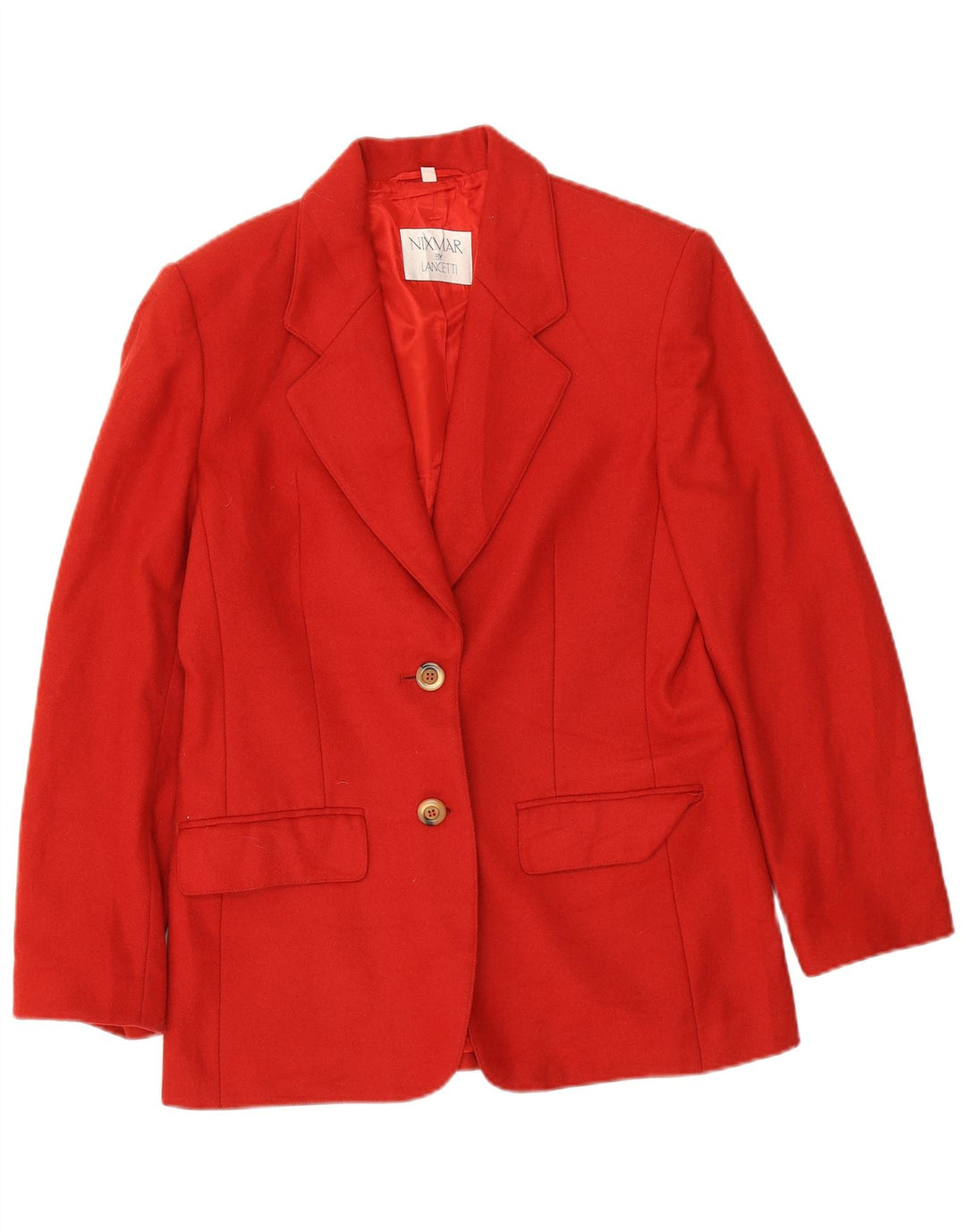Jaqueta blazer feminina de 2 botões Nixmar By Lancetti IT 44 médio vermelho