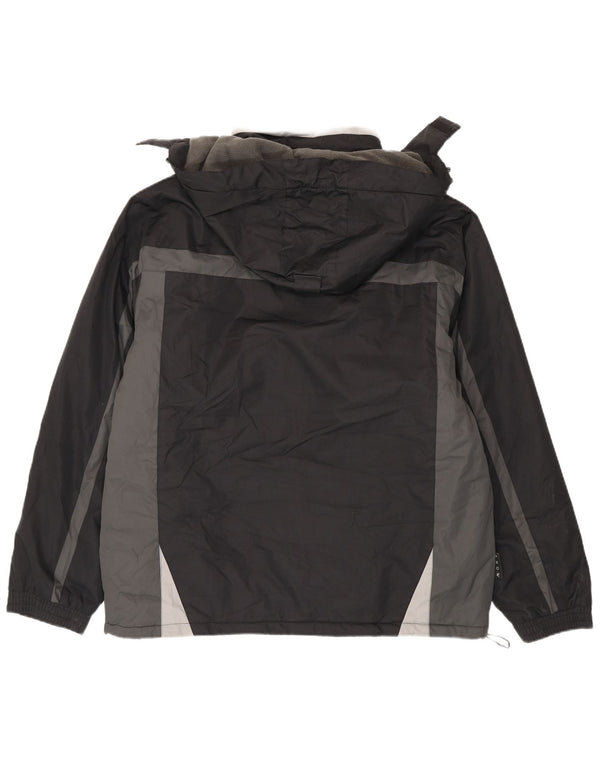 Jaqueta de esqui masculina com capuz Mountain Warehouse UK 42 XL preto Colourblock