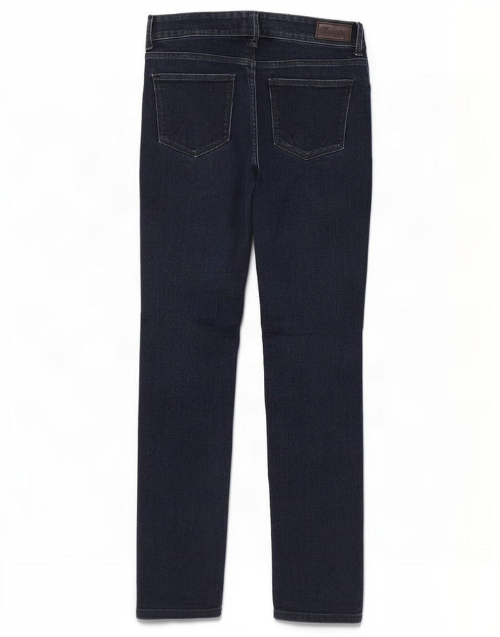 Jeans Wrangler feminino slim W28 L32 algodão azul marinho