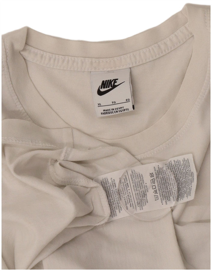 Camiseta masculina Nike Top XL algodão branco