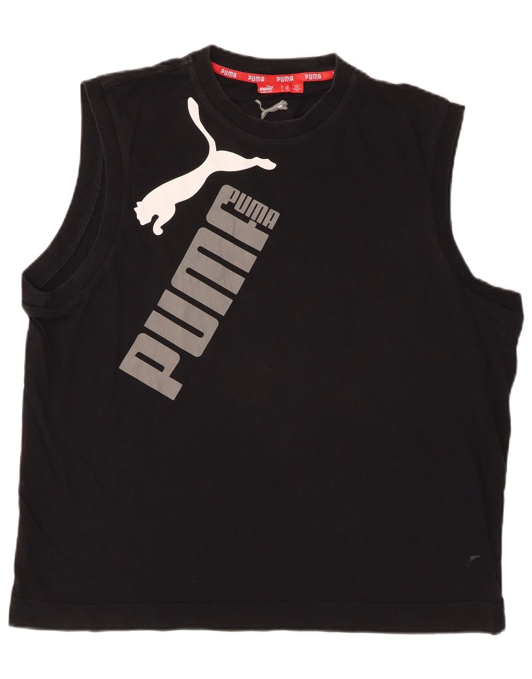 Colete gráfico masculino PUMA XL preto