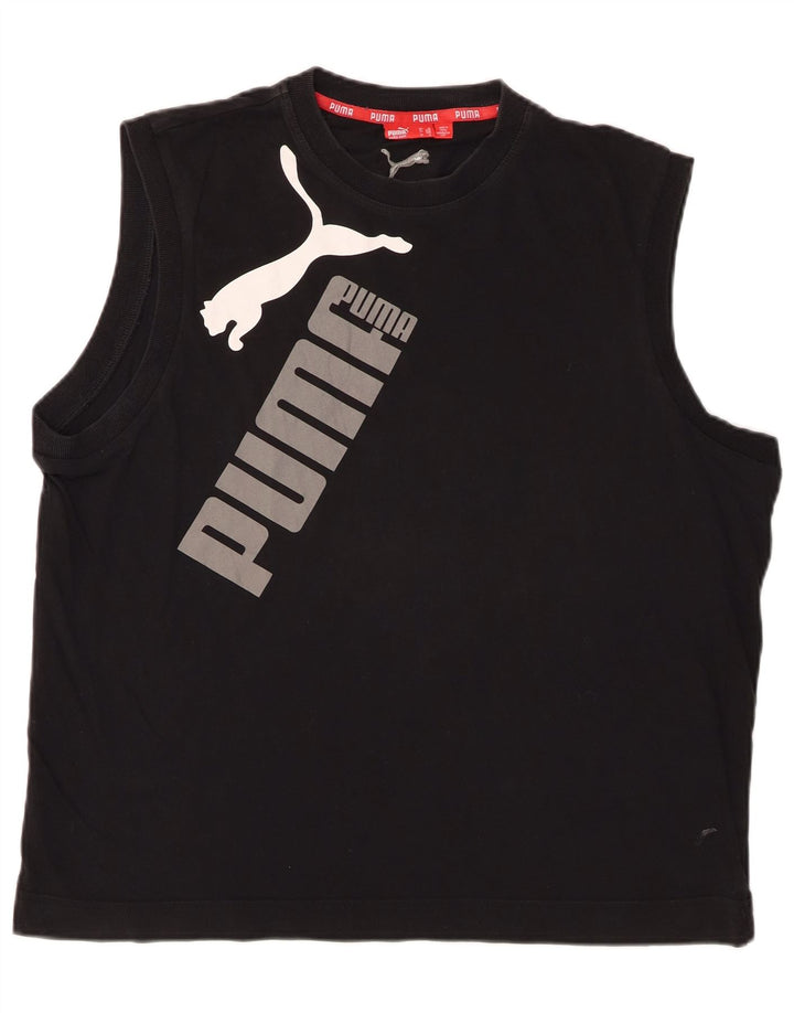 Colete gráfico masculino PUMA XL preto