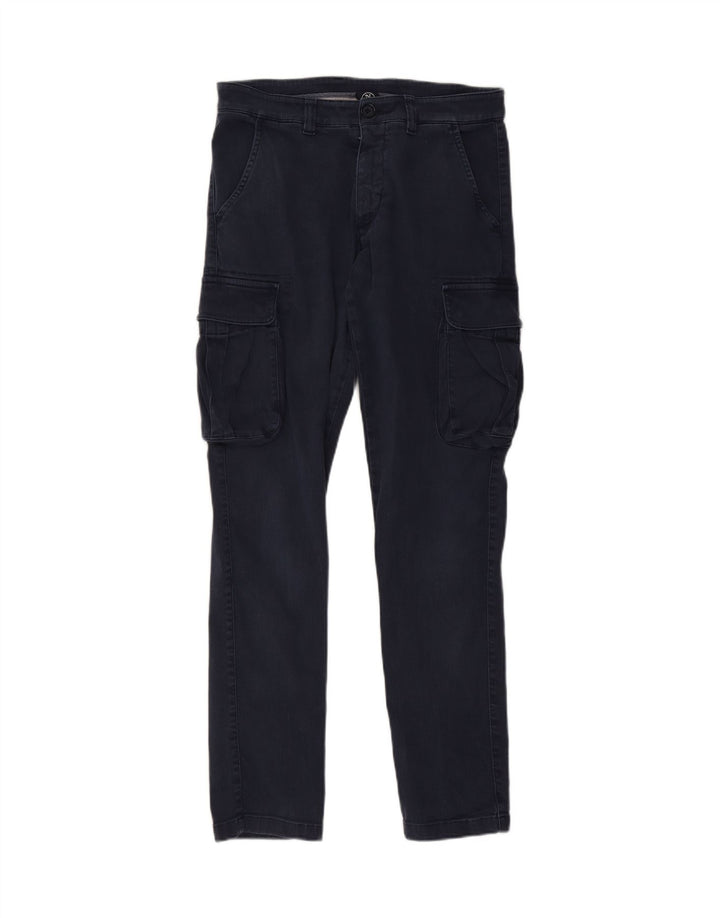 Calça cargo slim feminina NORTH SAILS W30 L32 azul marinho