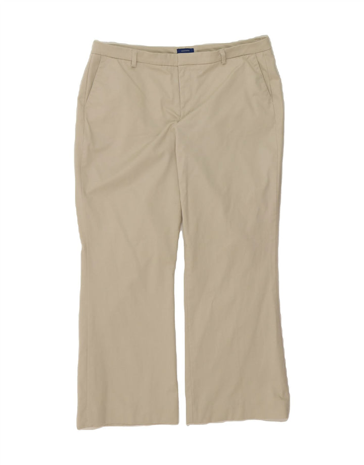 DOCKERS Womens Bootcut Chino Trousers US 14 XL W36 L28 Beige Cotton Vintage Dockers and Second-Hand Dockers from Messina Hembry 