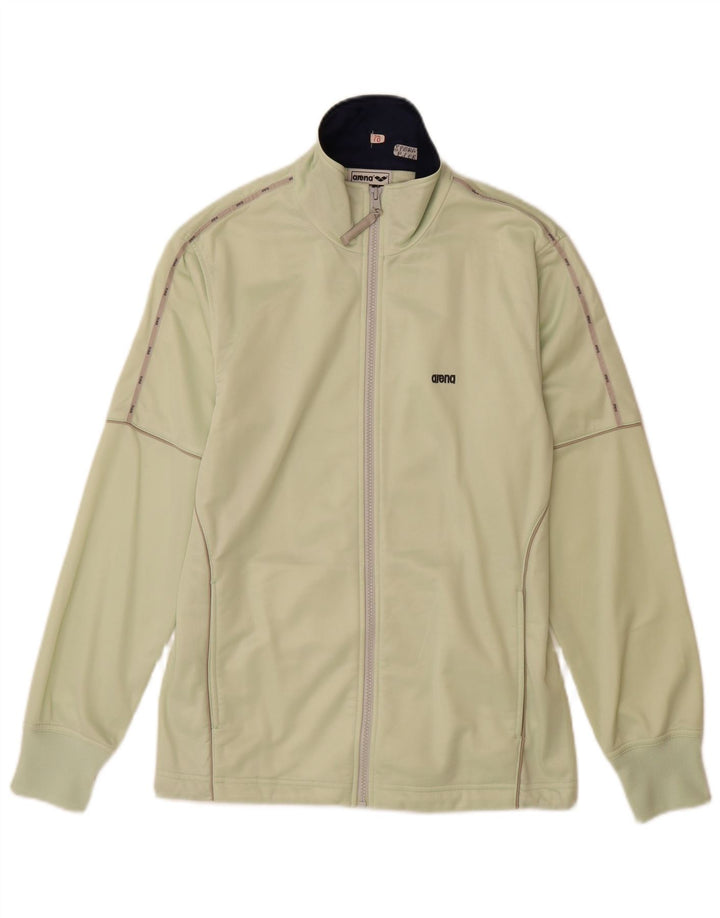 Jaqueta feminina de treino ARENA UK 12 poliéster verde médio