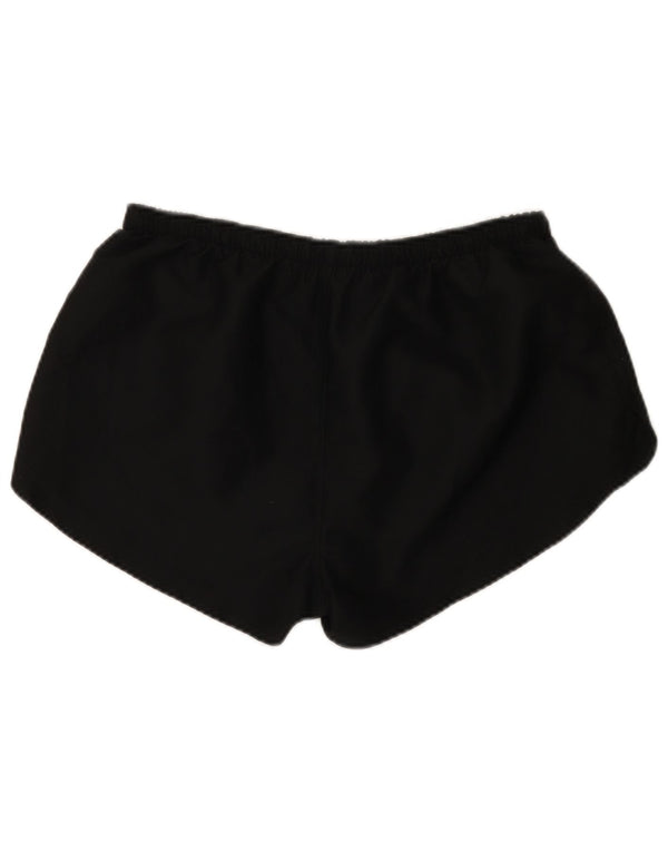 Shorts esportivos femininos Asics UK 14 grande poliéster preto