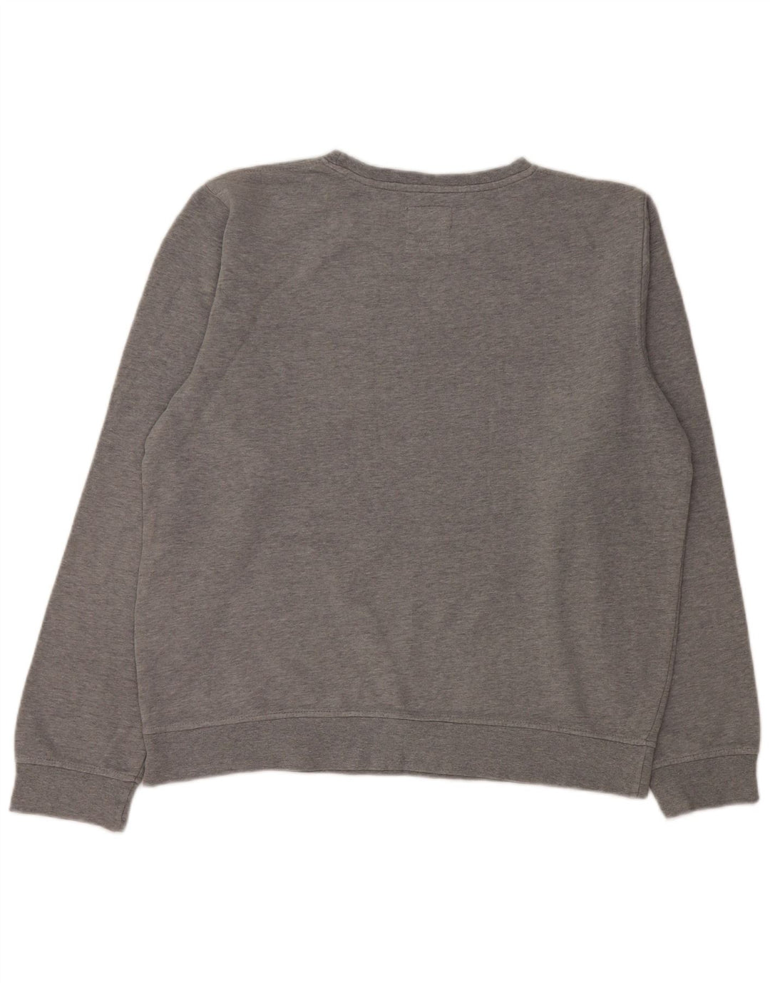 ELEMENT Suéter gráfico masculino grande algodão cinza