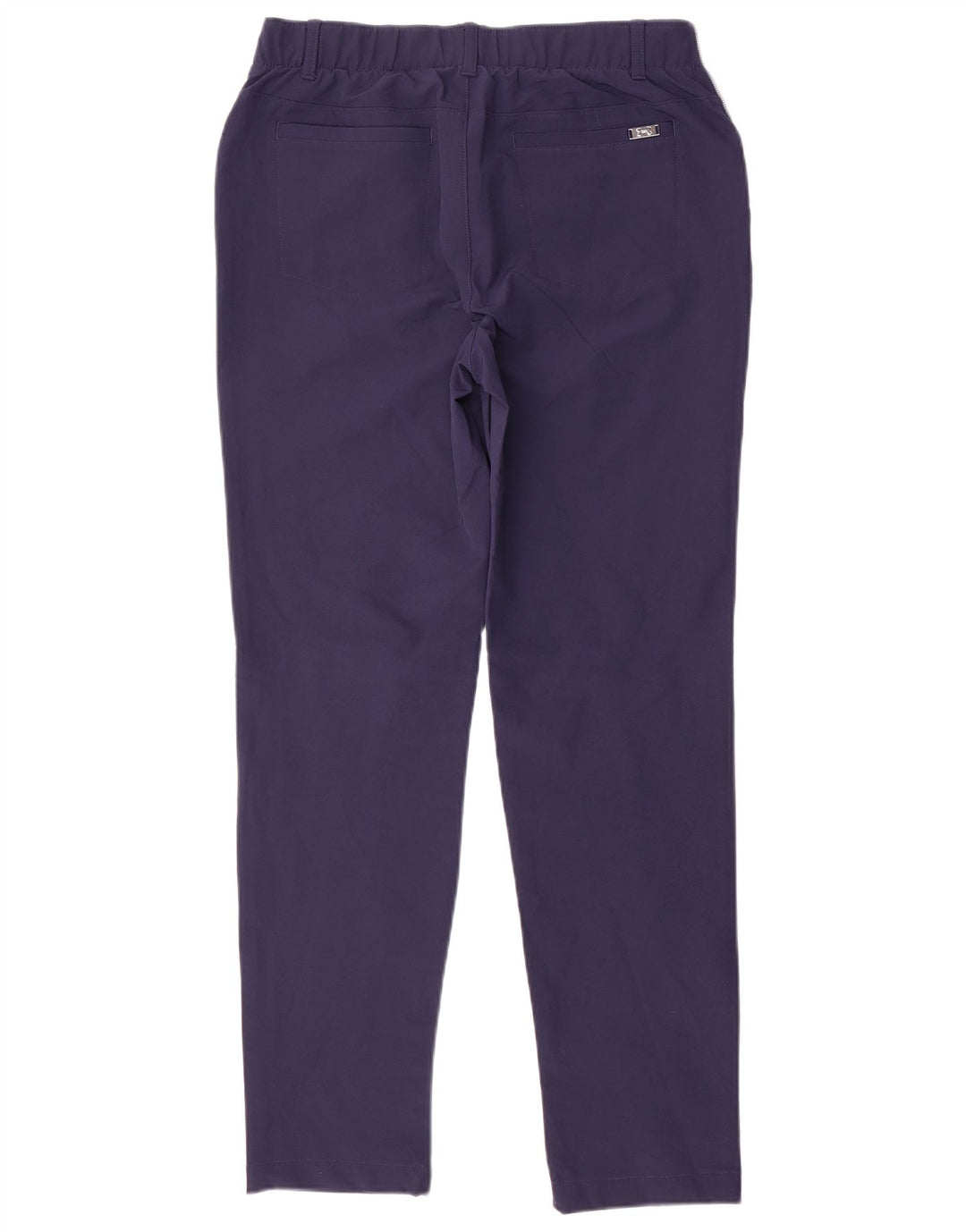 Calça feminina casual slim Under Armour US 8 médio W32 L31 azul marinho