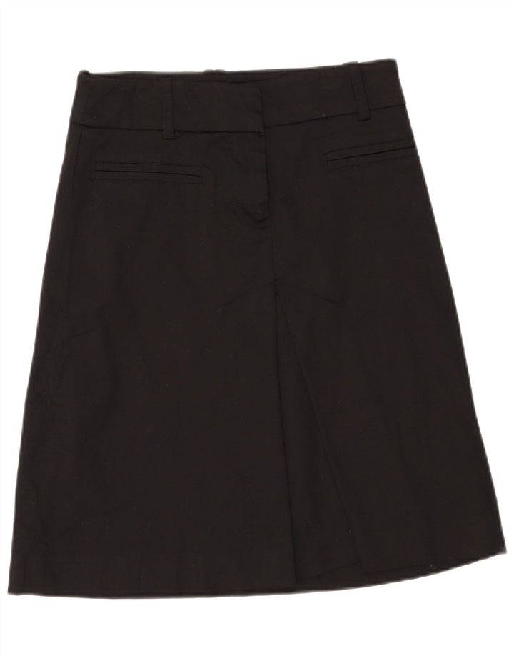 Saia feminina ZARA A-Line pequena W28 preta