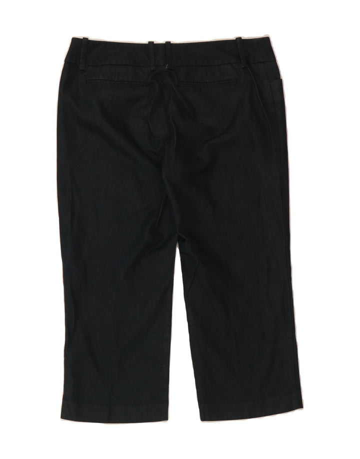 MOSSIMO Womens Straight Capri Trousers US 6 Medium W32 L21 Navy Blue Vintage Mossimo and Second-Hand Mossimo from Messina Hembry 