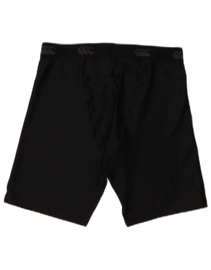 Shorts esportivos gráficos masculinos Canterbury XL poliéster preto